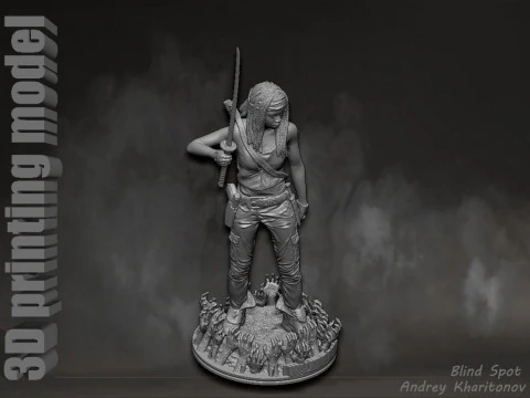 The Walking dead mishonne 3D Print Model