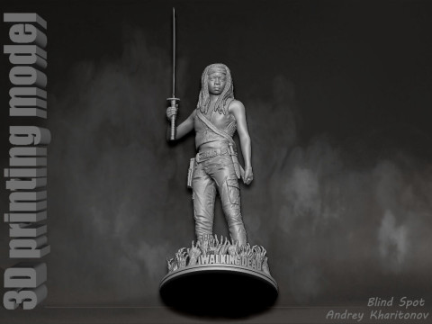 The Walking dead mishonne 3D 打印模型