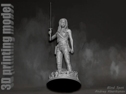 The Walking dead mishonne 3D Print Model