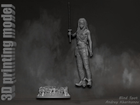 The Walking dead mishonne 3D 打印模型
