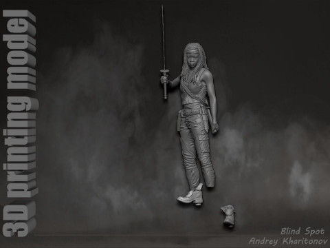 The Walking dead mishonne 3D 打印模型