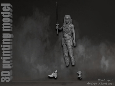 The Walking dead mishonne 3D 打印模型