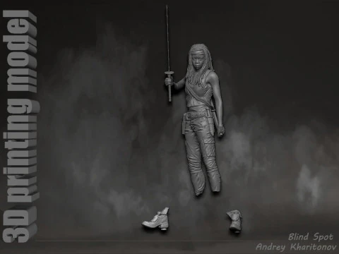 The Walking dead mishonne 3D Print Model