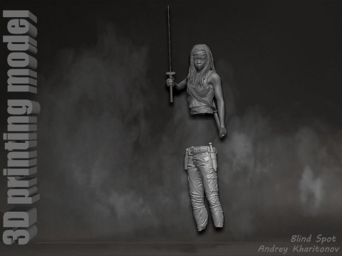 The Walking dead mishonne 3D 打印模型