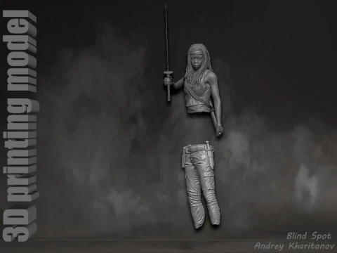 The Walking dead mishonne 3D Print Model