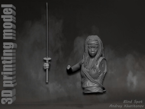The Walking dead mishonne 3D 打印模型
