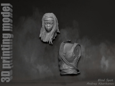The Walking dead mishonne 3D 打印模型