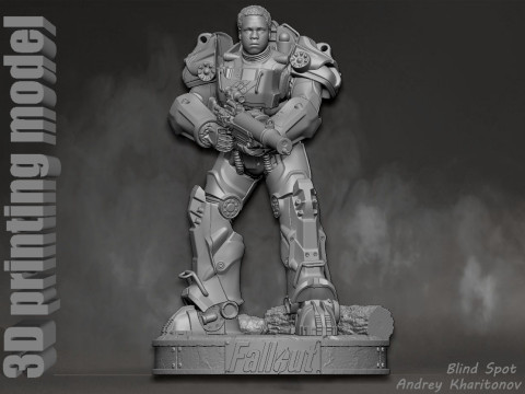 Maximus Fallout 3Dプリントモデル