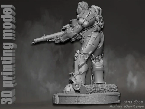 Maximus Fallout 3D Print Model