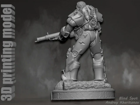 Maximus Fallout 3D Print Model