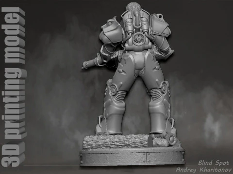 Maximus Fallout 3D Print Model