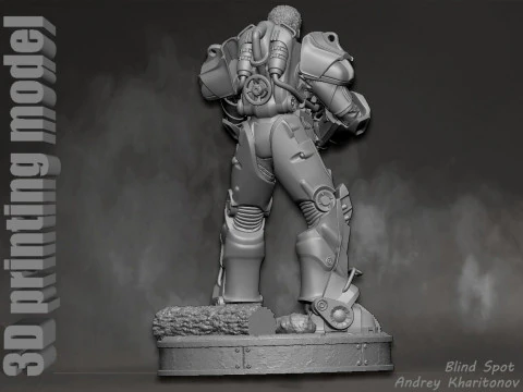 Maximus Fallout 3D Print Model