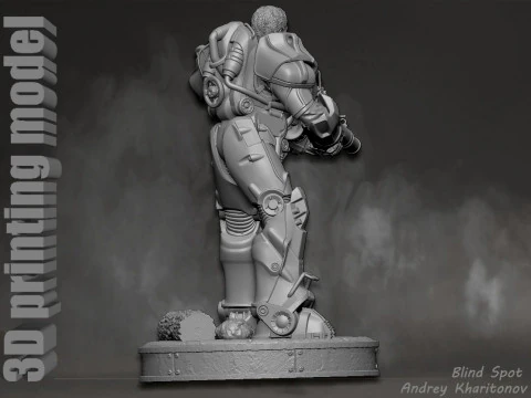 Maximus Fallout 3D Print Model