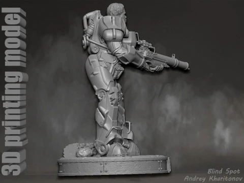 Maximus Fallout 3D Print Model