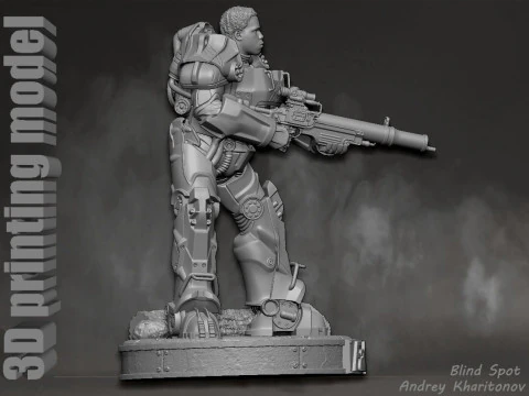 Maximus Fallout 3D Print Model