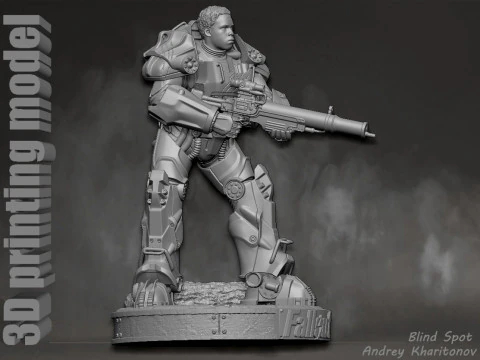 Maximus Fallout 3D Print Model