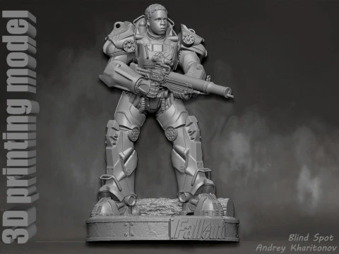 Maximus Fallout 3D Print Model