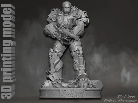 Maximus Fallout 3D Print Model