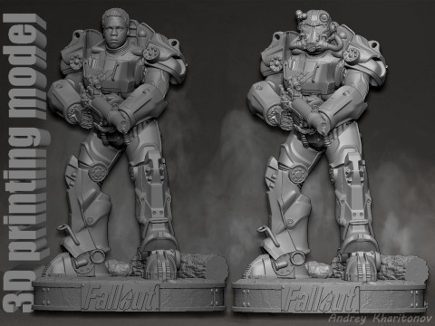 Maximus Fallout Model Cetak 3D