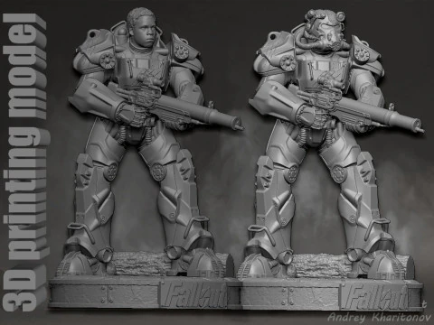 Maximus Fallout 3D Print Model
