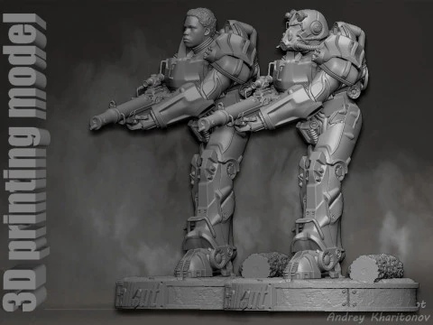 Maximus Fallout 3D Print Model
