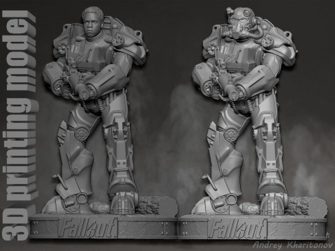 Maximus Fallout Model Cetak 3D