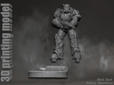 Maximus Fallout 3D Print Model