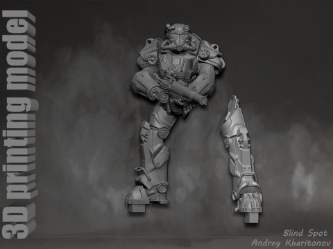Maximus Fallout Model Cetak 3D