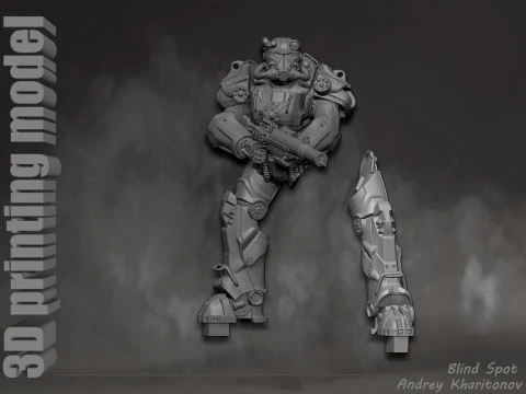 Maximus Fallout 3D Print Model