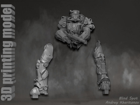 Maximus Fallout Model Cetak 3D