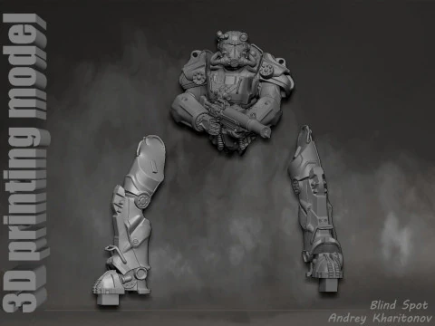 Maximus Fallout 3D Print Model