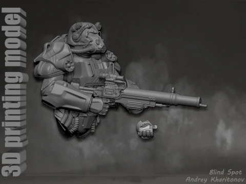 Maximus Fallout 3D Print Model