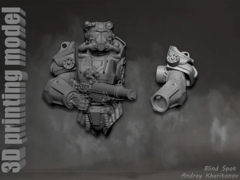 Maximus Fallout 3D Print Model