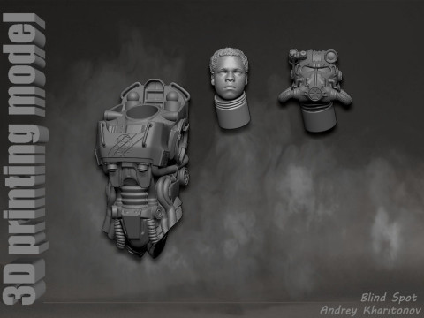 Maximus Fallout Model Cetak 3D