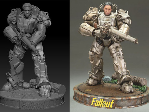 Maximus Fallout Model Cetak 3D