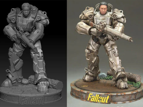 Maximus Fallout 3D Print Model
