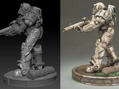Maximus Fallout 3D Print Model