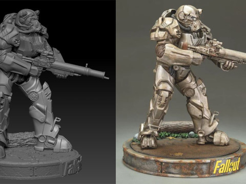 Maximus Fallout Model Cetak 3D