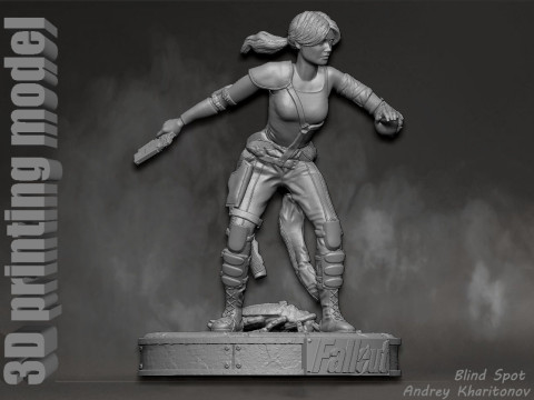 Lucy Fallout 3D 打印模型