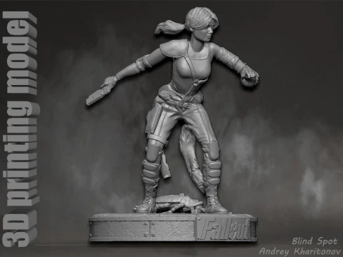 Lucy Fallout 3D Print Model