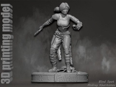 Lucy Fallout 3D 打印模型
