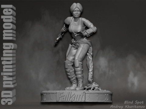 Lucy Fallout 3D 打印模型