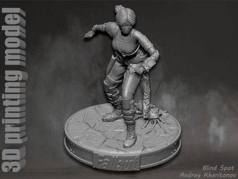 Lucy Fallout 3D 打印模型