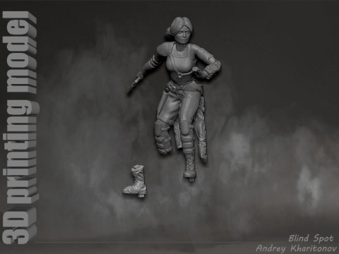 Lucy Fallout 3D 打印模型