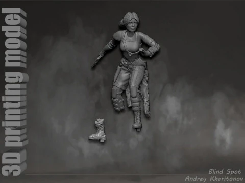 Lucy Fallout 3D Print Model