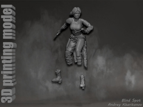 Lucy Fallout 3D 打印模型