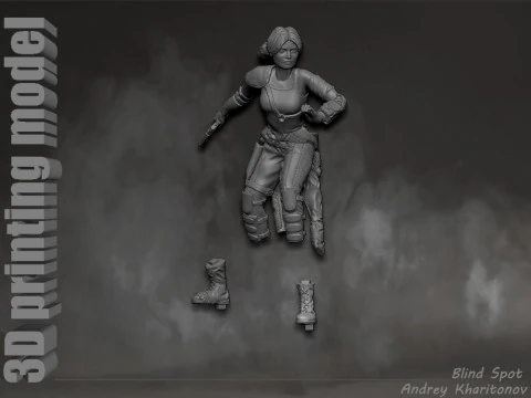 Lucy Fallout 3D Print Model