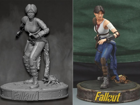 Lucy Fallout 3D 打印模型