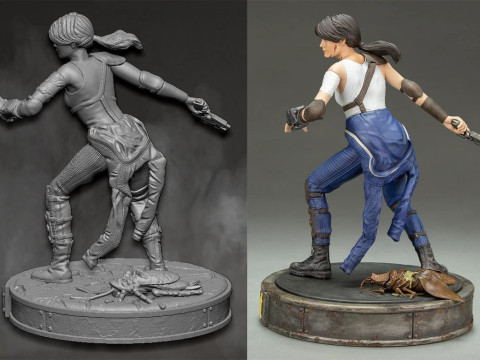 Lucy Fallout 3D 打印模型