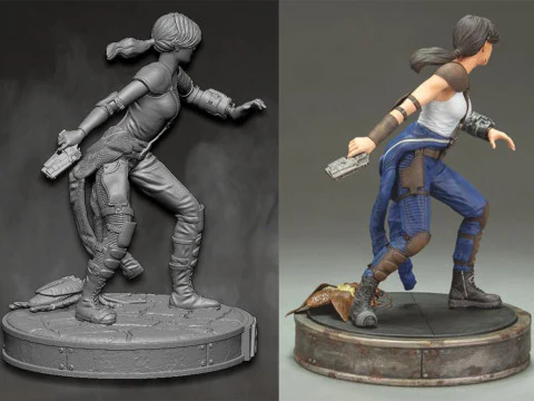 Lucy Fallout 3D Print Model